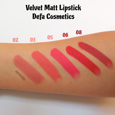 verdebio Defa Cosmetics Velvet Matt Lipstick